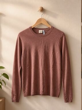 Simons Crewneck Sweater in Dusty Rose